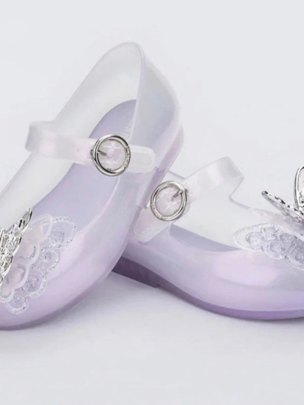 Mini Melissa Butterfly purple lilac shoes baby girls/ toddler size 7